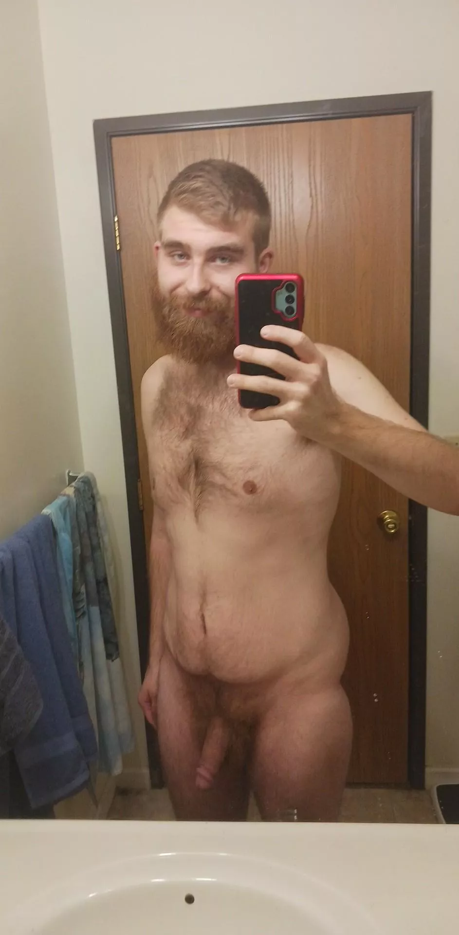 Getting ready to shower 😉