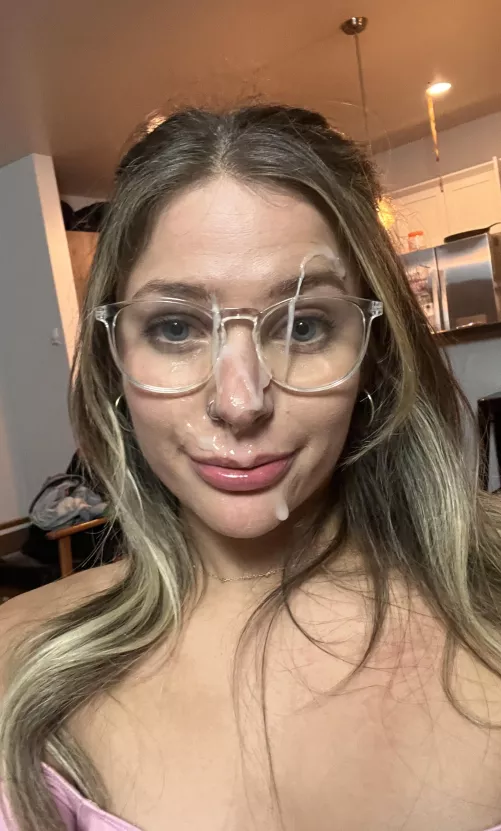 Glasses on or off when you cover me