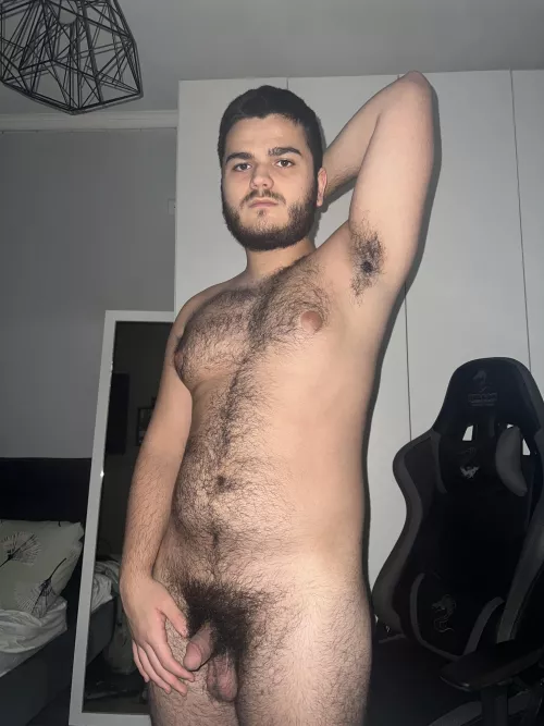 Hairy arab man