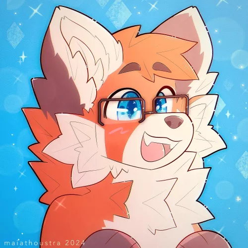 Happy - comm for mini_reddish, art by me @maiathoustra