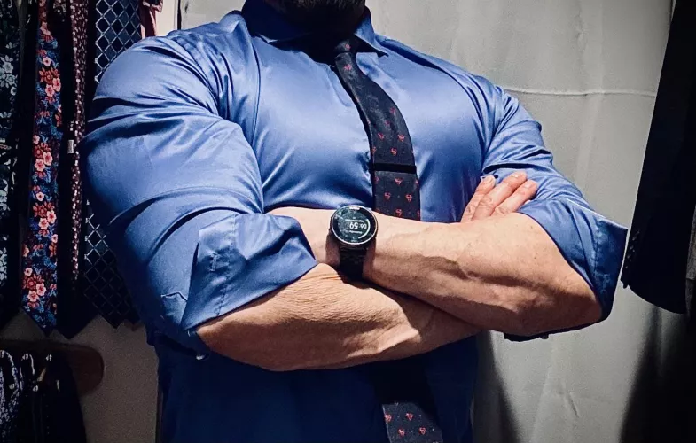 I think I’ll just rip this shirt off and welcome the weekend