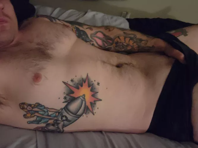 I want to fill you up before bed