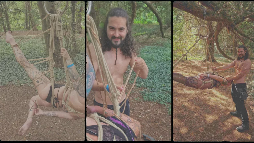 If you go down to the woods today... You're going to see beautiful women fly....