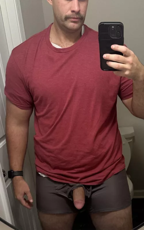 Is a guy with a mustache a yes or no for you? 