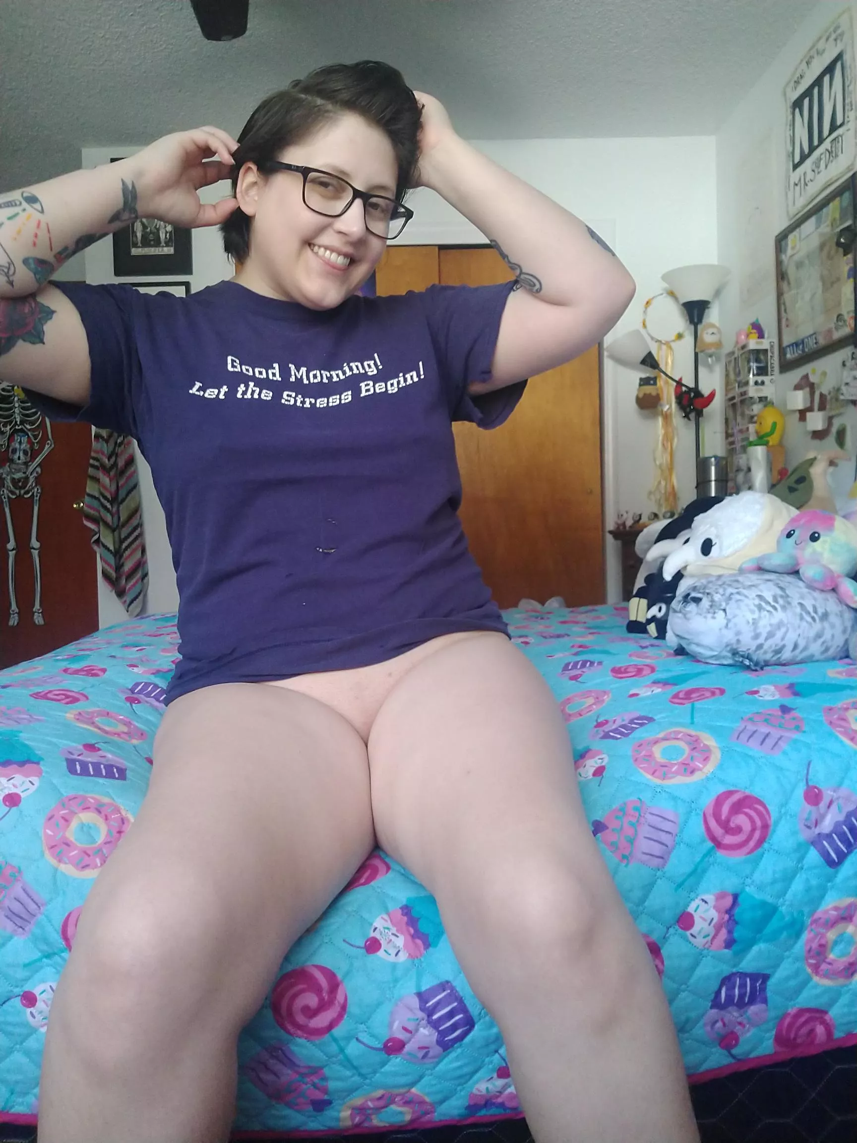 is it cool if I don't wear pants when we hang out?