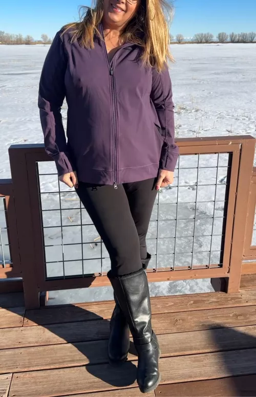 It’s a little chilly. Can’t you tell…