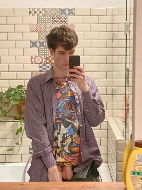 It's my kink to take pics of my cock at public places.