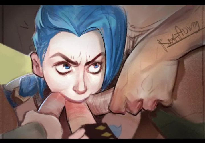 Jinx Takes On All Dick (MrFrownyRat)