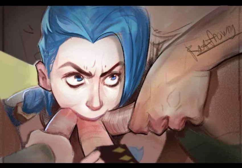 Jinx Takes On All Dick (MrFrownyRat)
