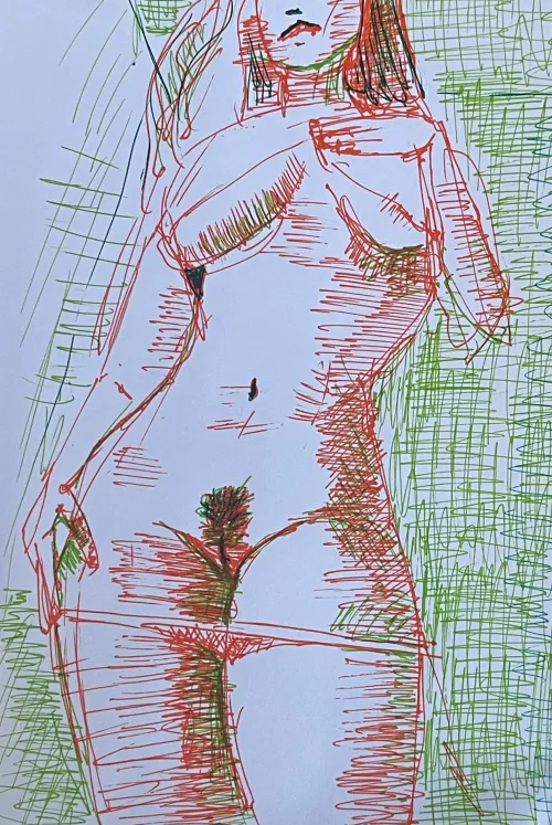 La Vue Parfaite pour ce Dessin, par moi