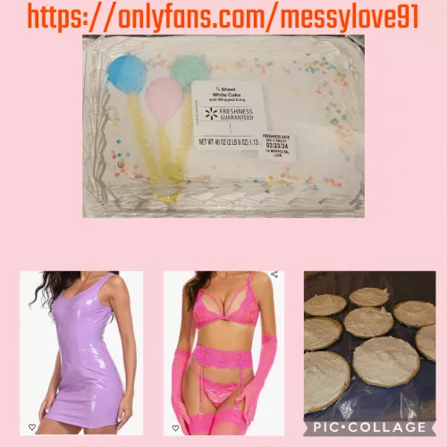 Look at the messy fun that I'm getting into tonight for my birthday!! 10 pies, bowls of cake batter, and a birthday cake!! Come check out what I have in store! 😘