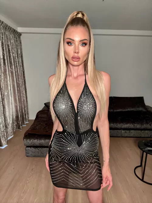 My dress just fits me so perfectly.