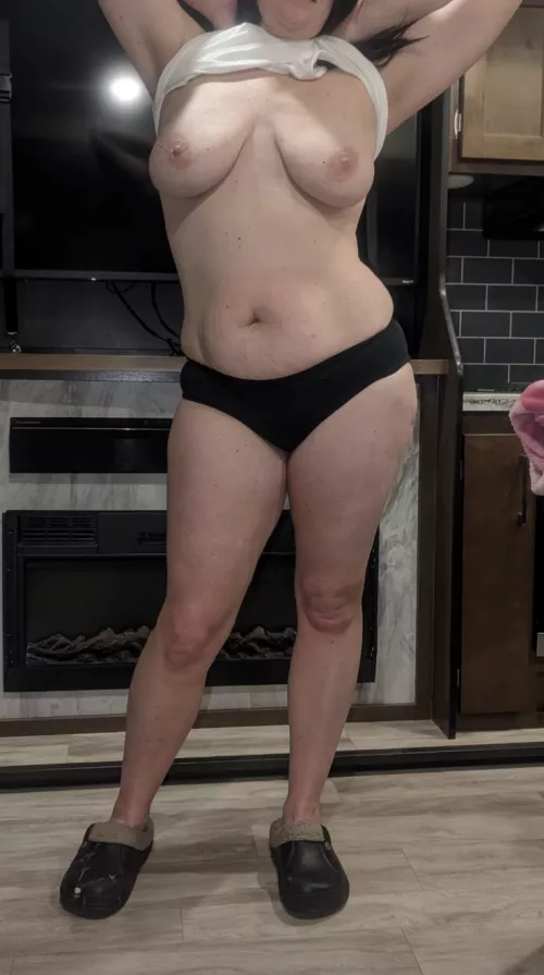 My husband says I need fake tits, what do you think 