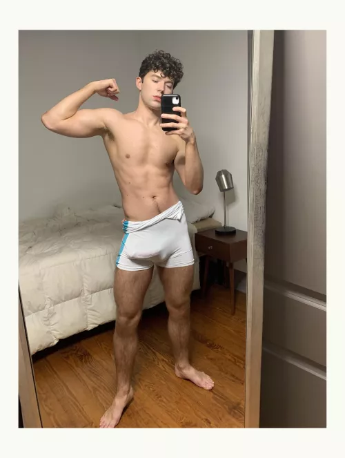 Needa pin someone down and shove my bulge in their face