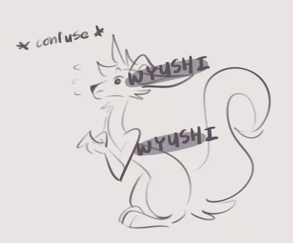 overwhelmed cutie (art by me