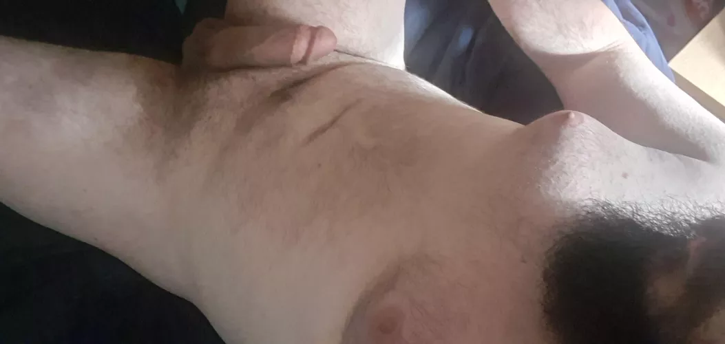 Relaxing after chores