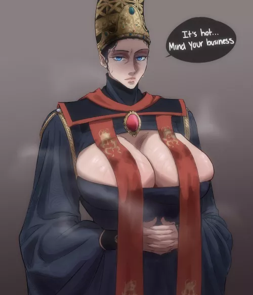 Rennala boob window (kumkwat_art) [elden ring]