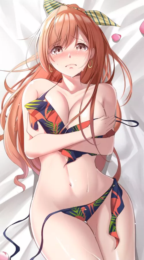 sexy waifus bikini coming off