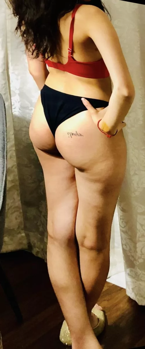 Shy wife doing a lingerie photoshoot for her office friend