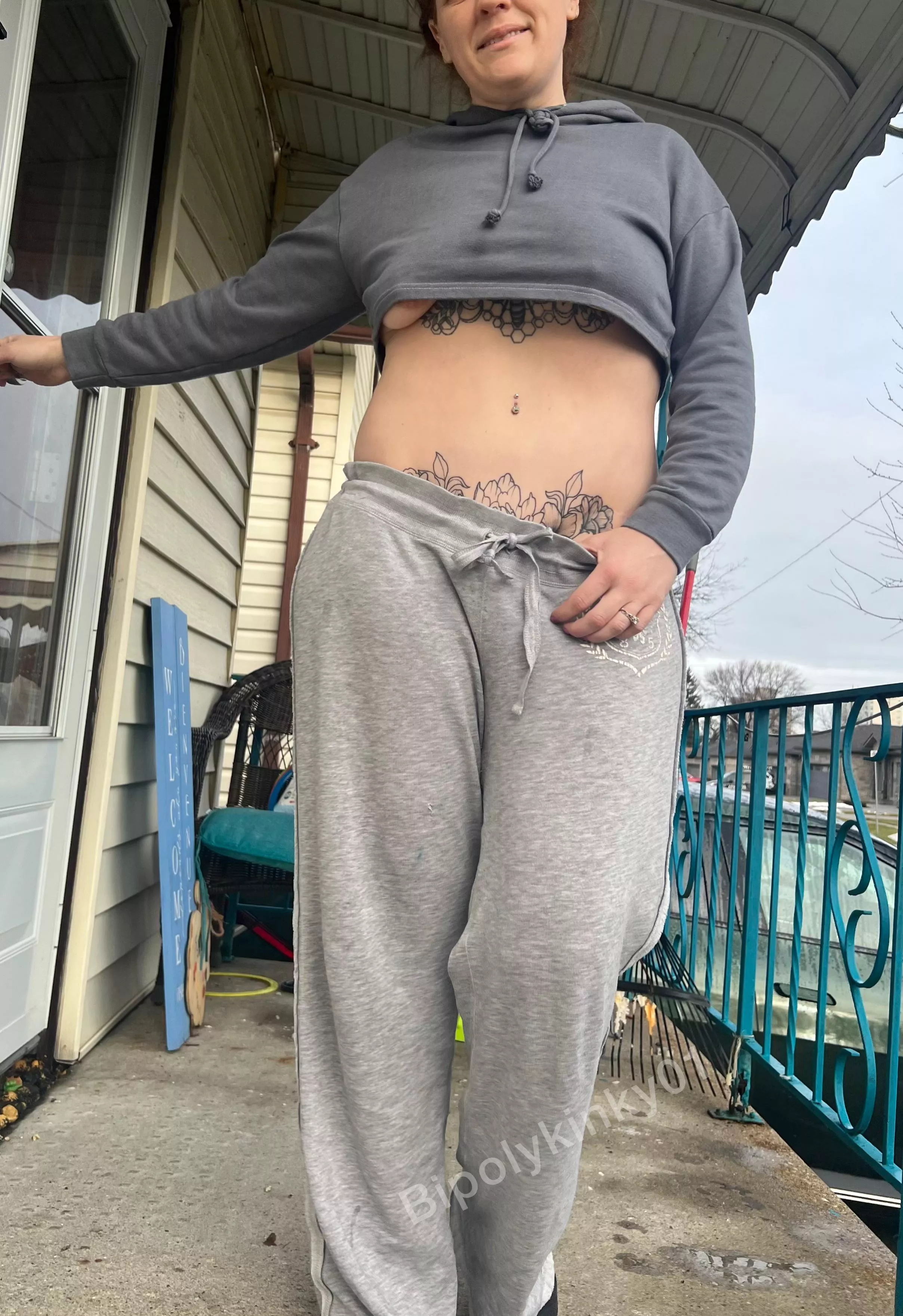 Sometimes I wonder what my neighbors think when they see me out and about…