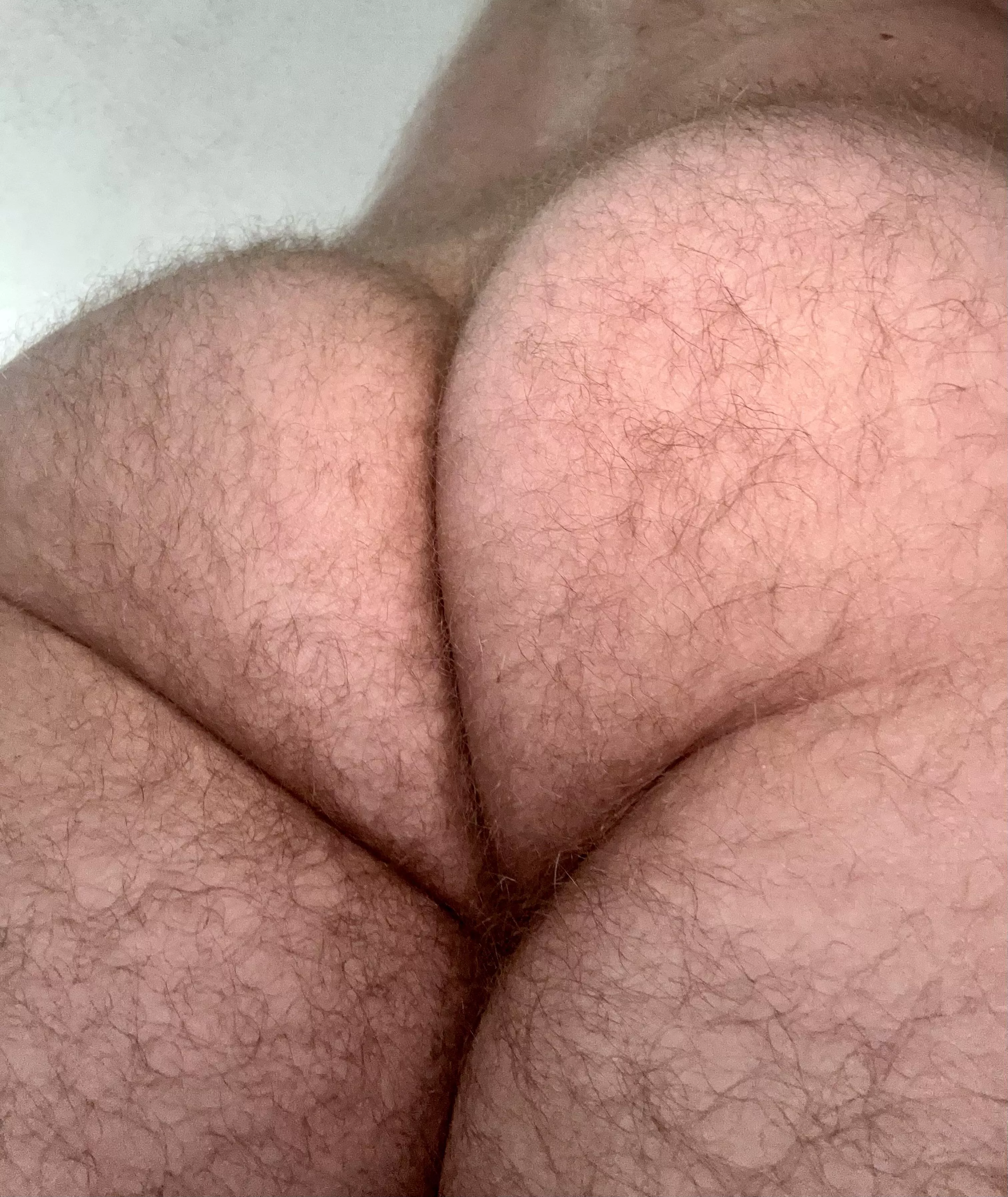 Straight cheeks ready to be spread
