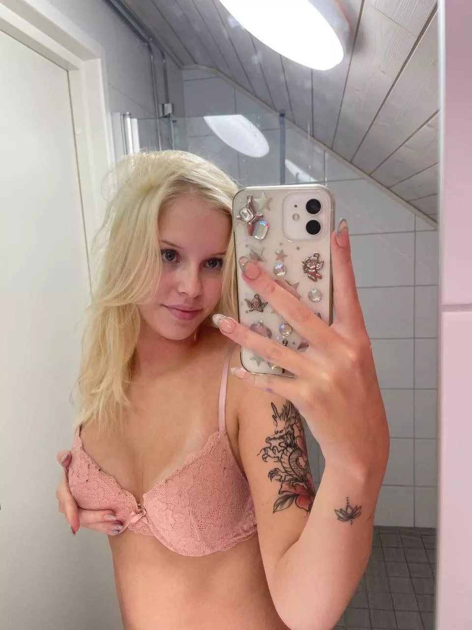 Wanna play with my tits?