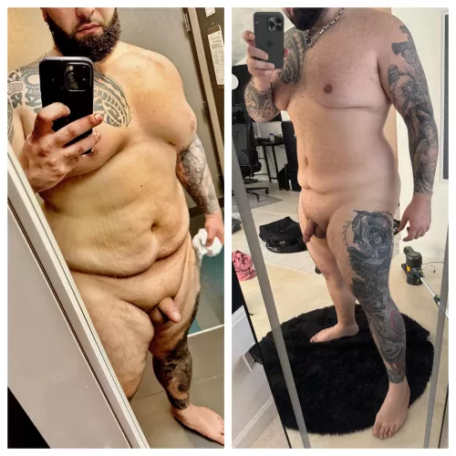 Weight loss is a crazy thing! I swear nudes show progress the most! 😇