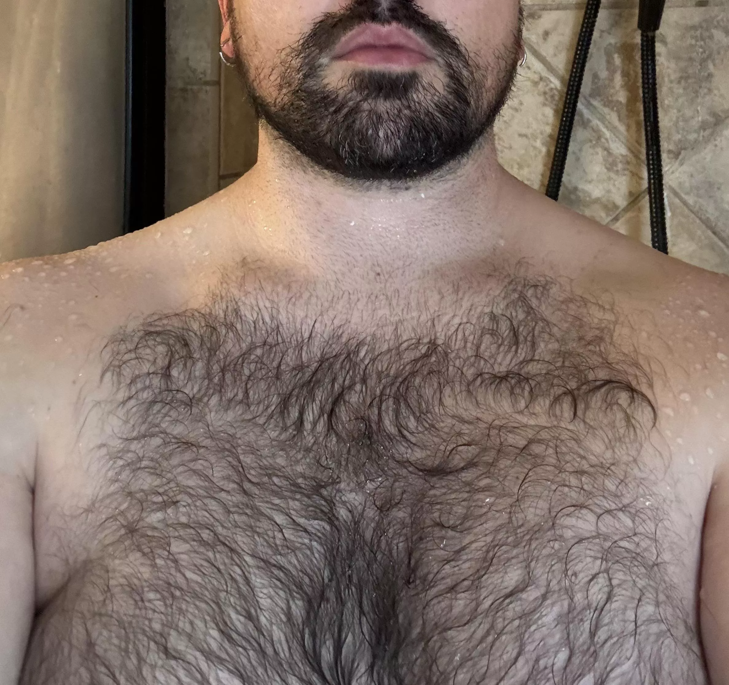 Wet and curly 🛁💦🧸