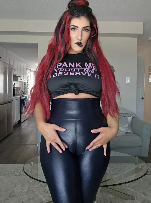 Who knew it would also look good in tight leather pants