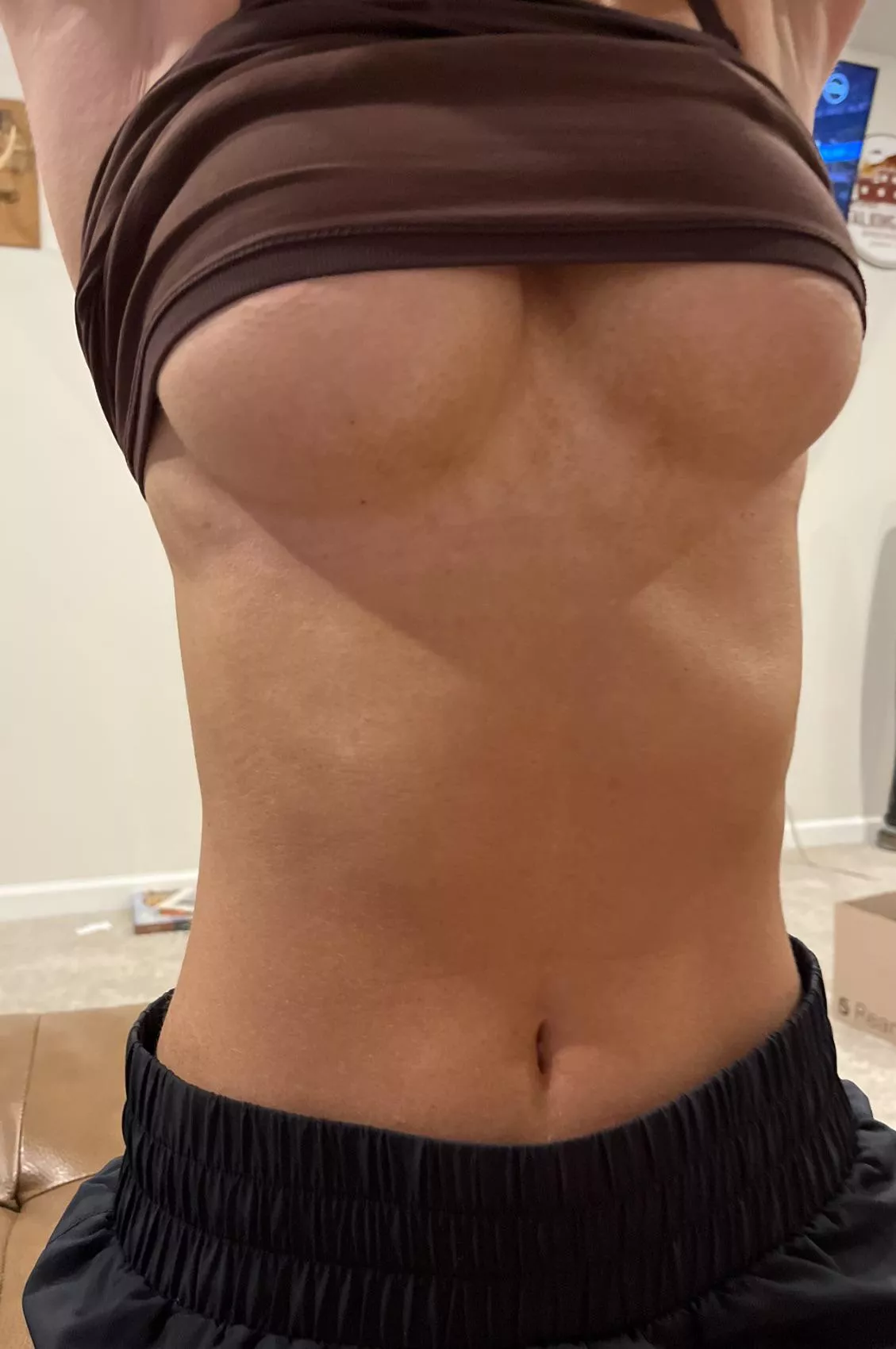 Wonder if my gym would kick me out for getting a little extra air for my boob sweat