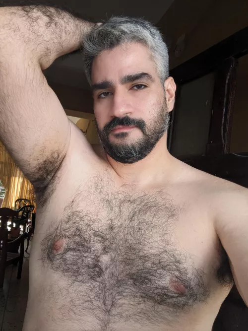 You can lick as much as you want, but it you bite my nips am going to slap you, boy.