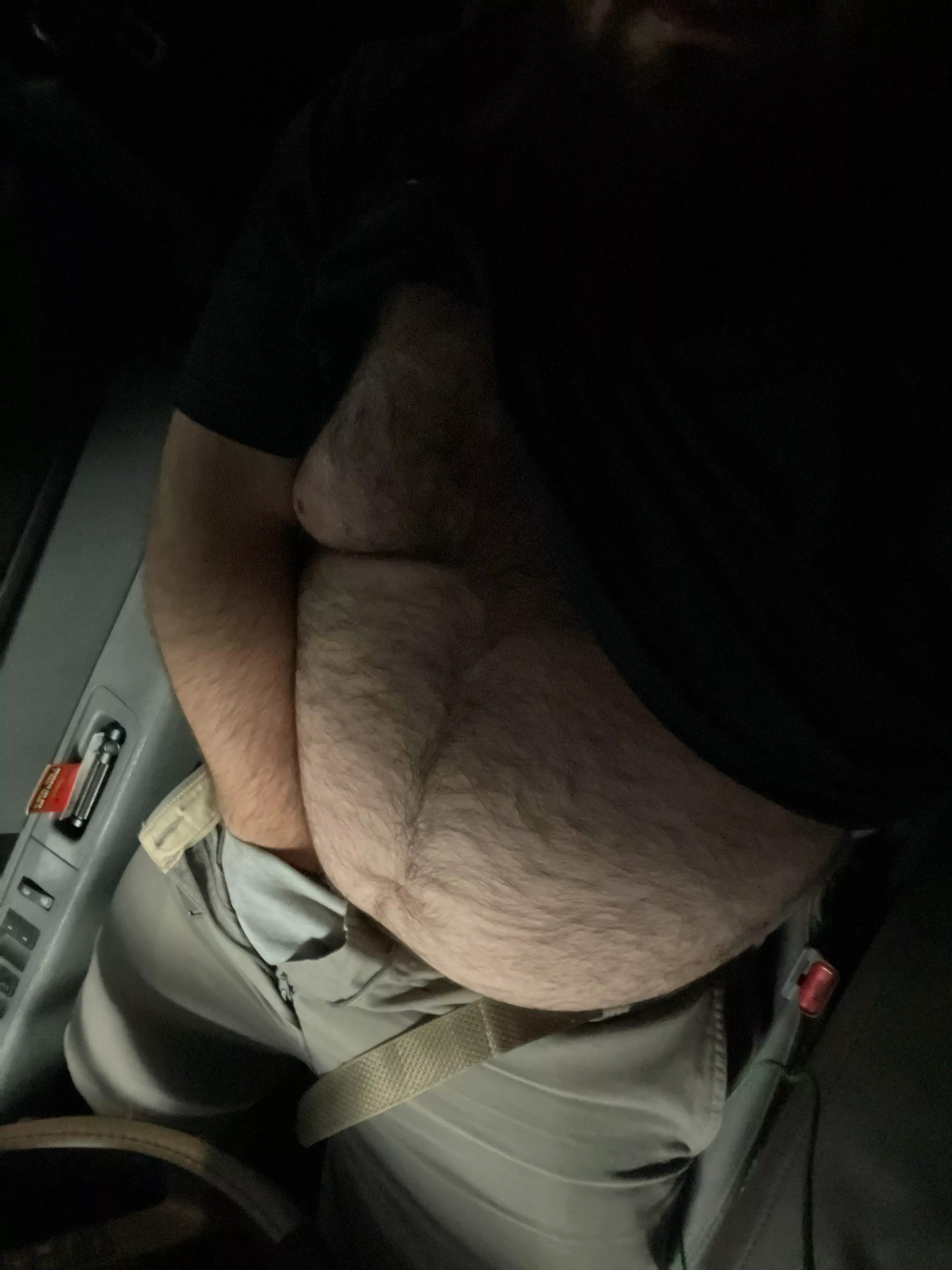 32 M4F Playing in my truck in the parking lot. What happens if you catch me?