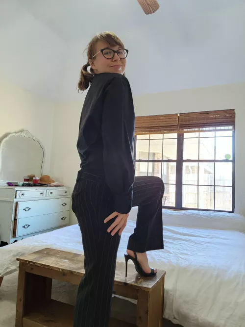 And if I asked you to take it off with your teeth....