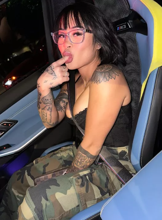 Asian kitty on an ice cream run