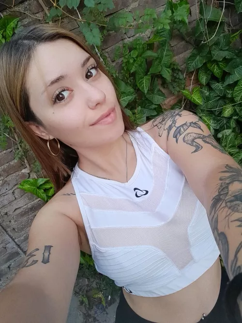 Can I take my top off and show you something?