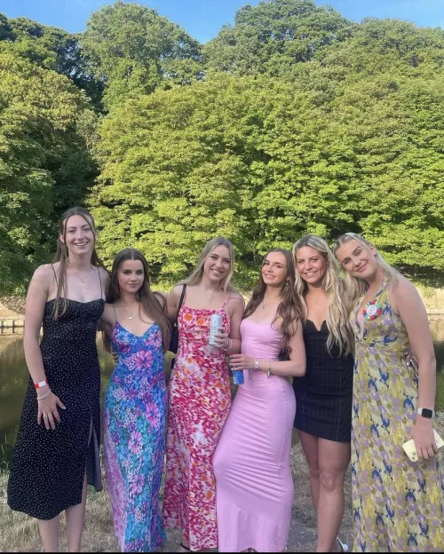 College girls in Summer Dresses