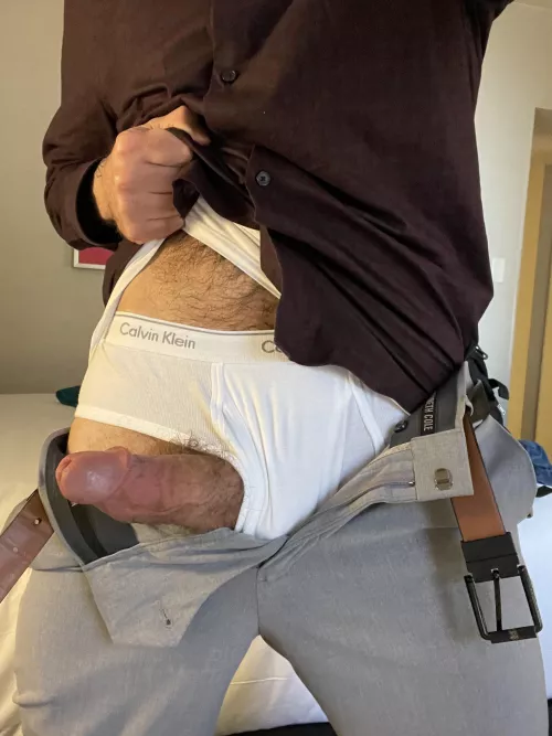 Dads home from work and horny