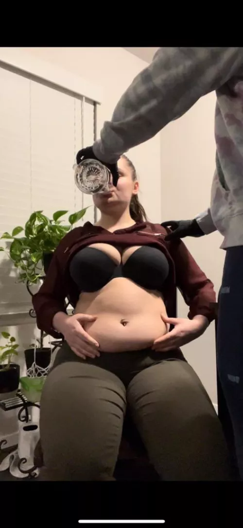 Forced to chug and enjoyed every filling bit of it🤤🥵😍😫👀