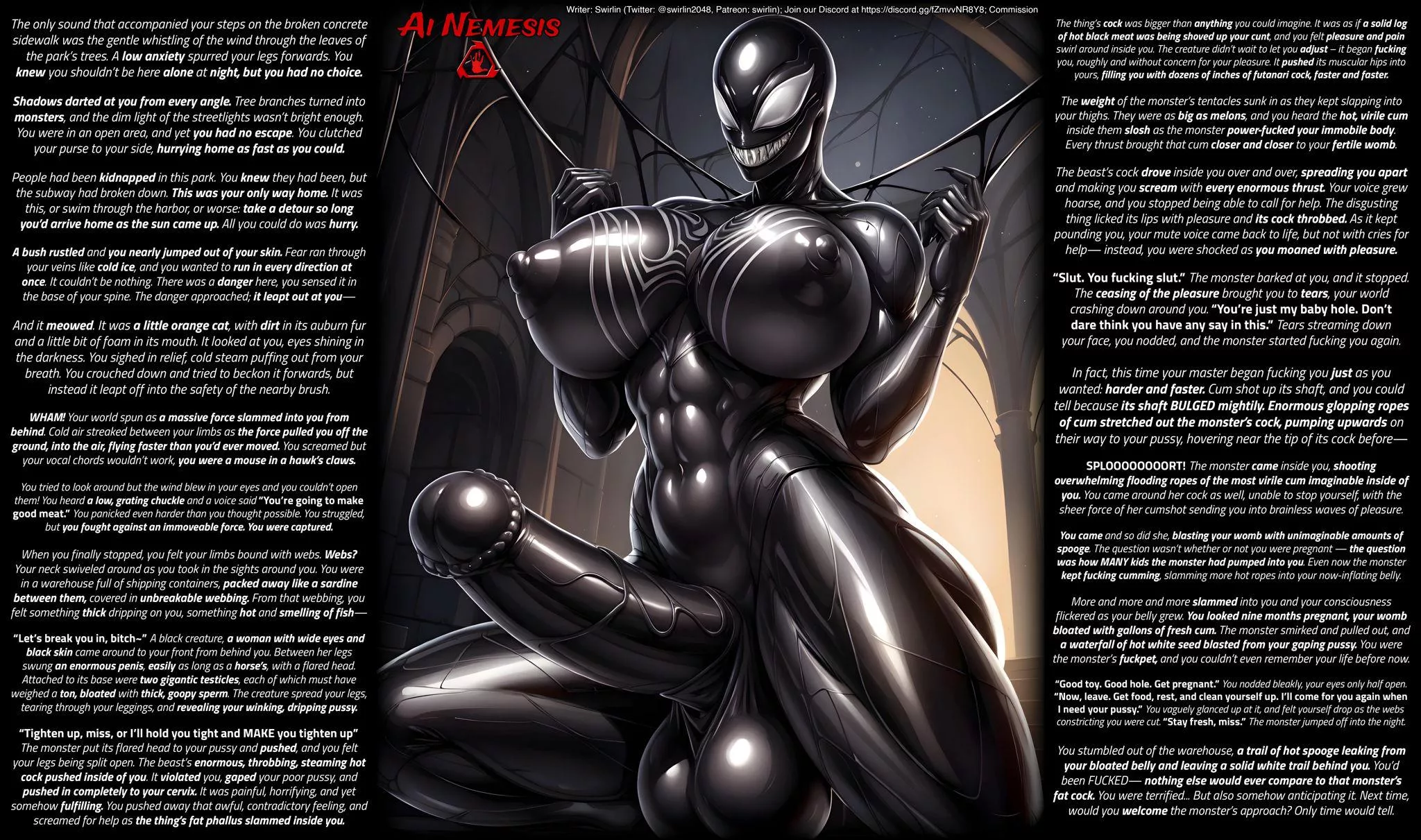 Futa FemVenom Captures You [Commission] [Futa] [Female Viewer] [Noncon] [Impregnation] [Bondage]