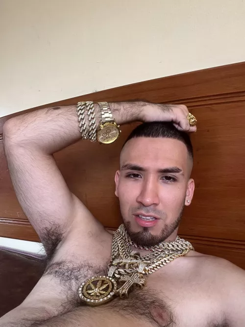Gangster HAIRY CHEST you know mannnnn