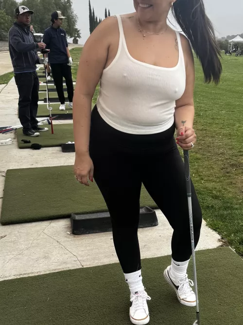 Golfers seemed to enjoy my shirt today 