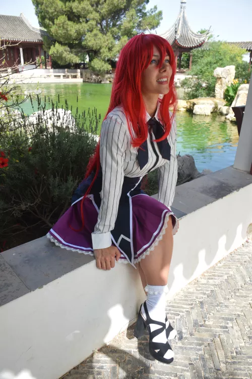 I cosplayed Rias Gremory 😌