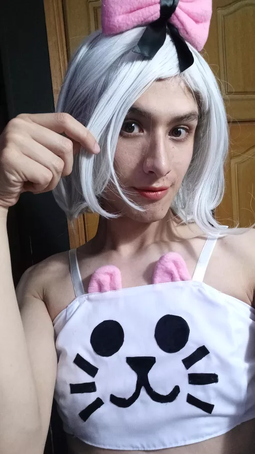 I feel cute with this new garment 😊😊😊