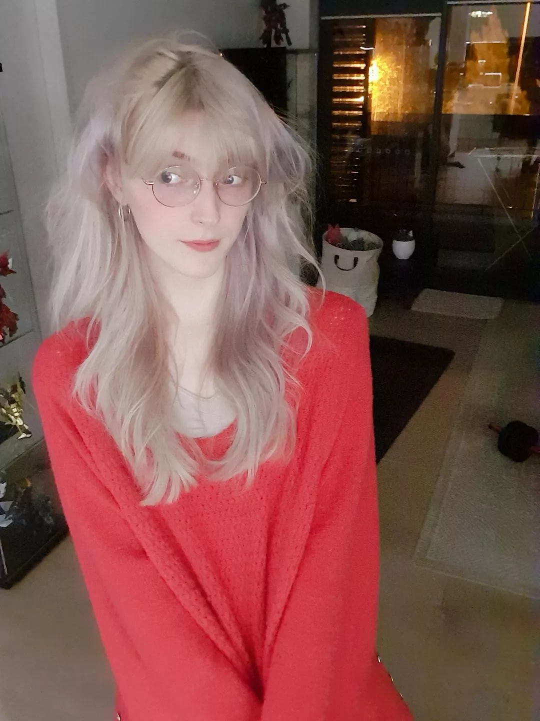 I miss having bangs...