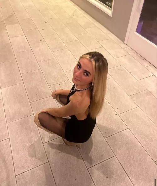 I'd look at you like this when I'm down there