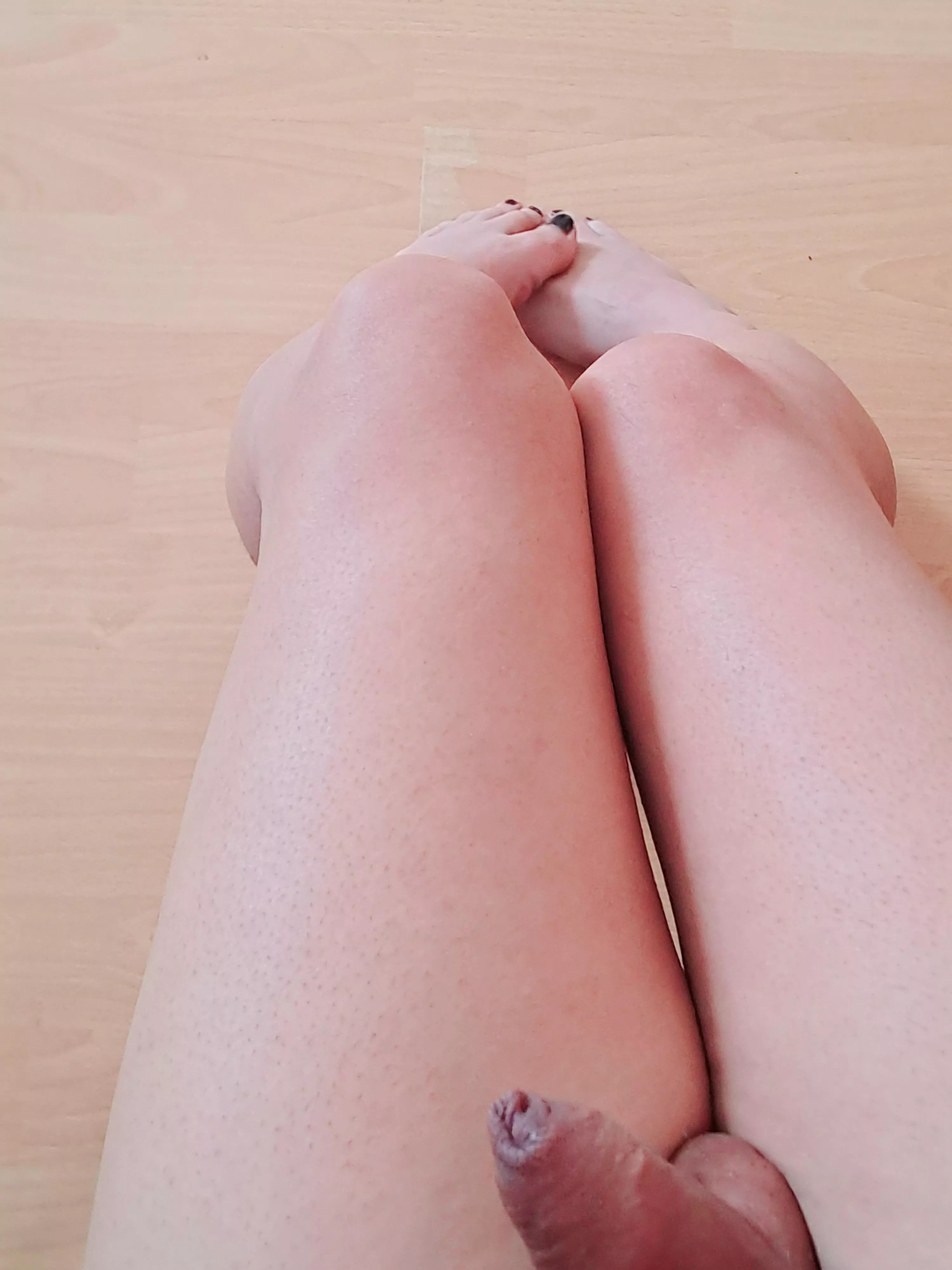 Just my small feet and toea