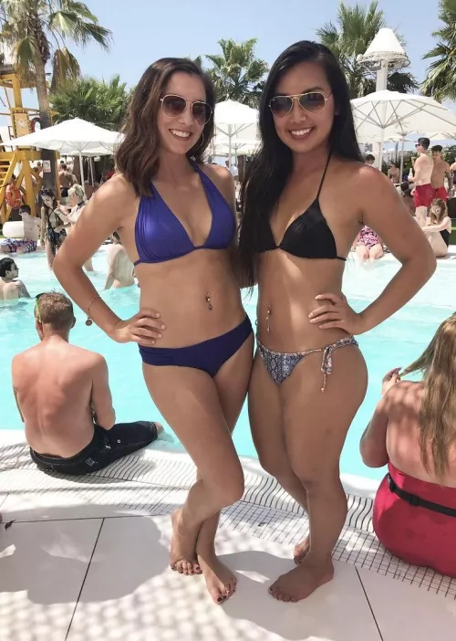 Ladies by the Pool