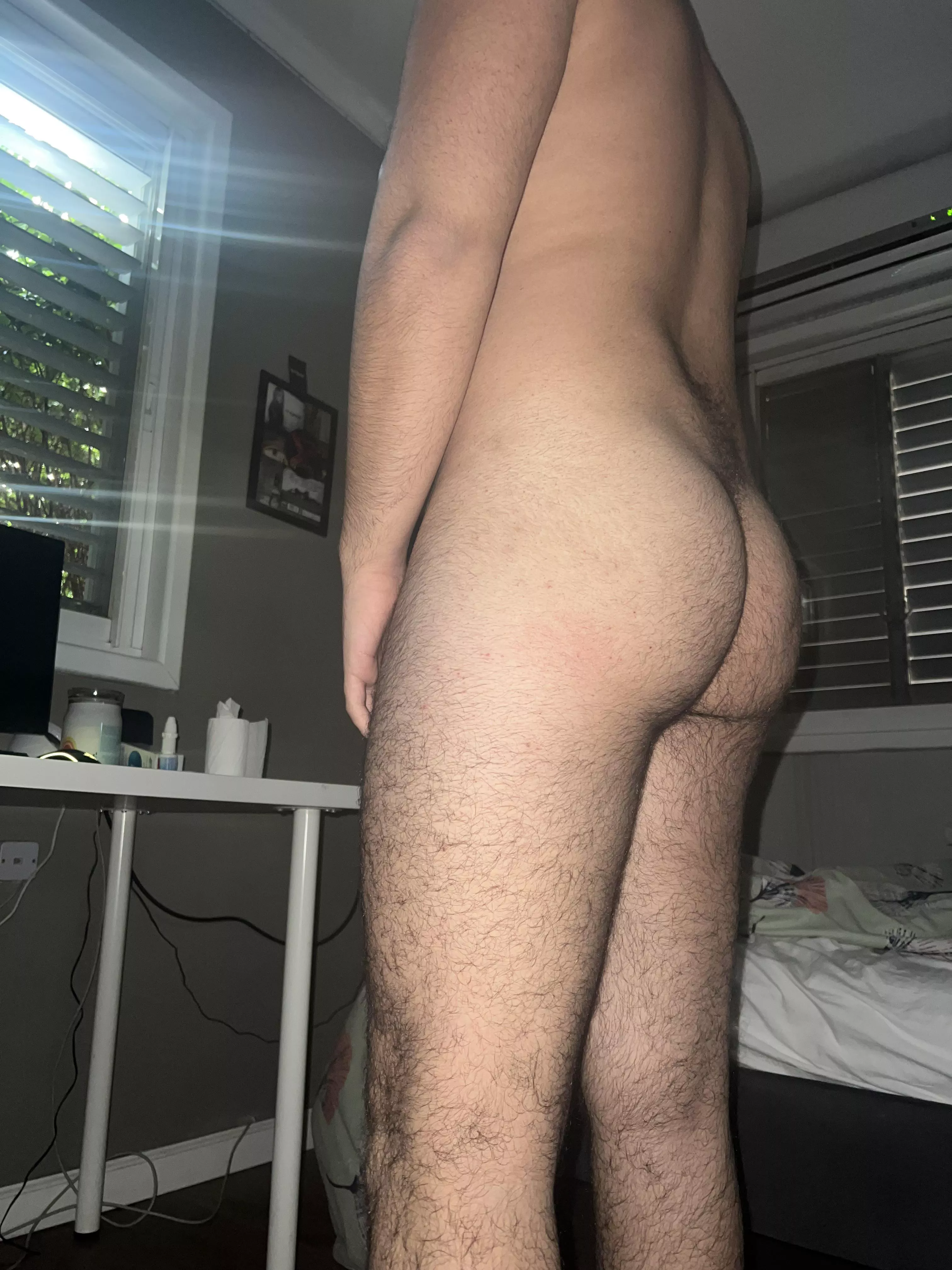 My hairy butt