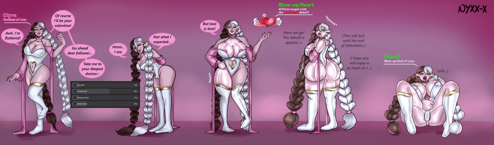 [OC] She's Your Valentine's (FTF, Dollification, Inanimate) by me