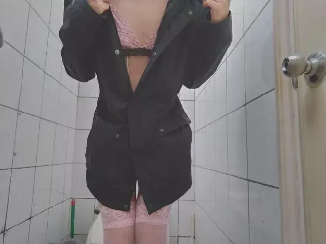 pink hidden underneath standard clothing